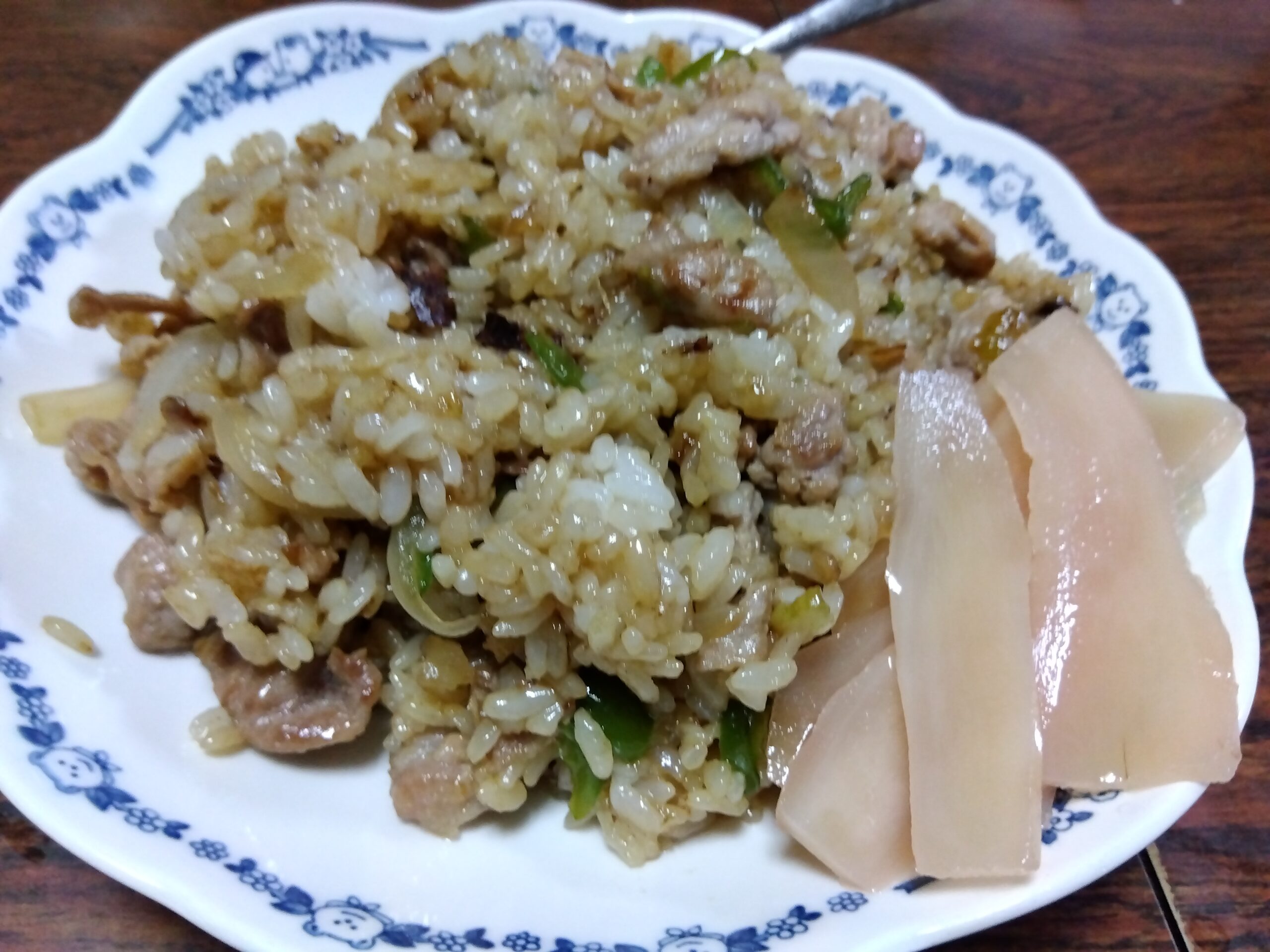 ニンニクたっぷりのスタミナライス