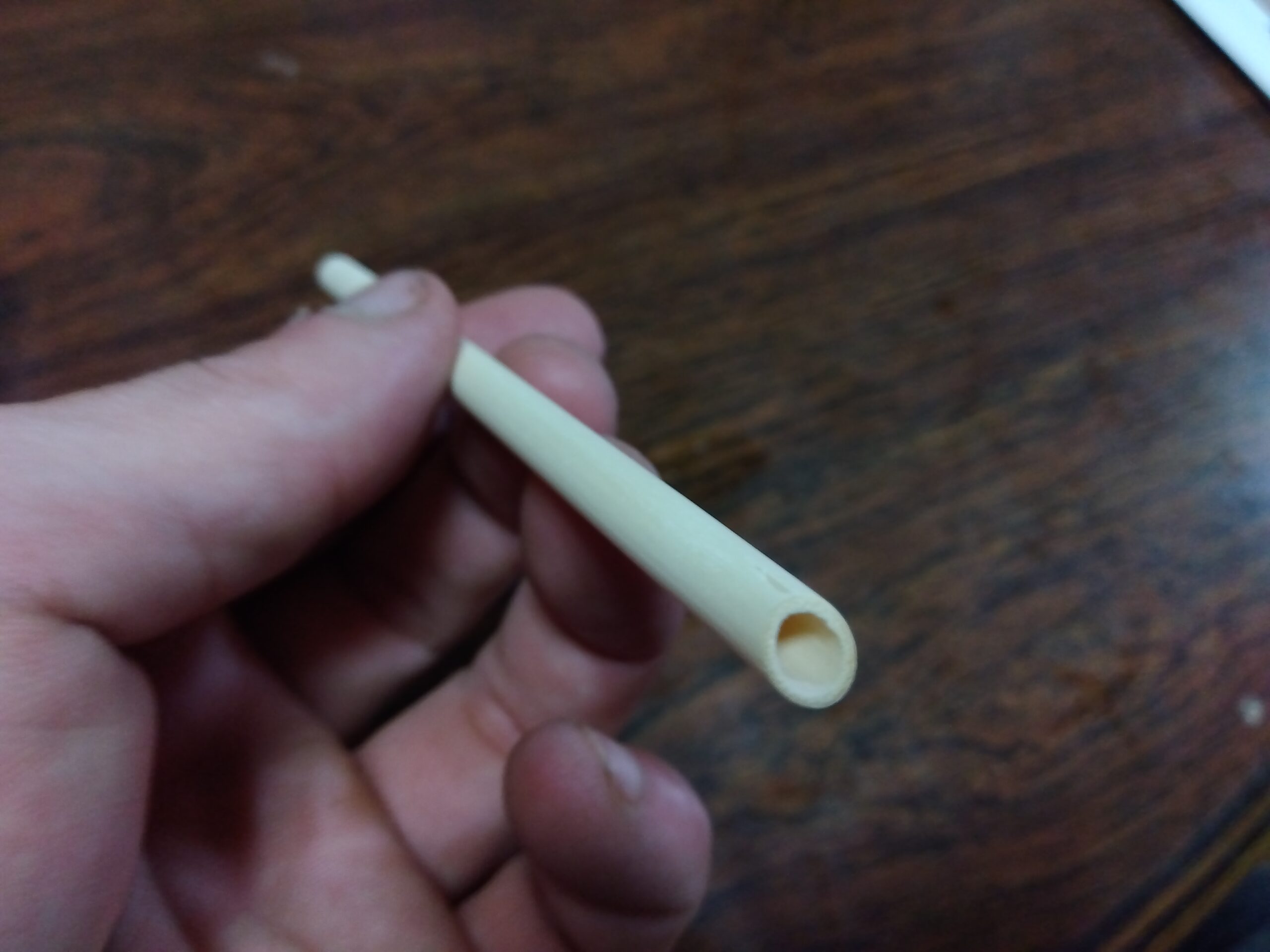 ヤングココナッツに付属していた木製ストロー