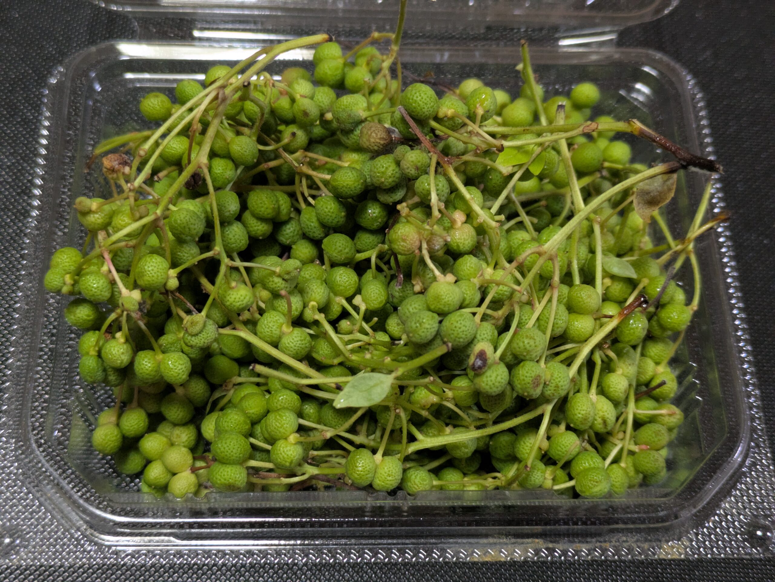 スーパーで買ってきた山椒の実
