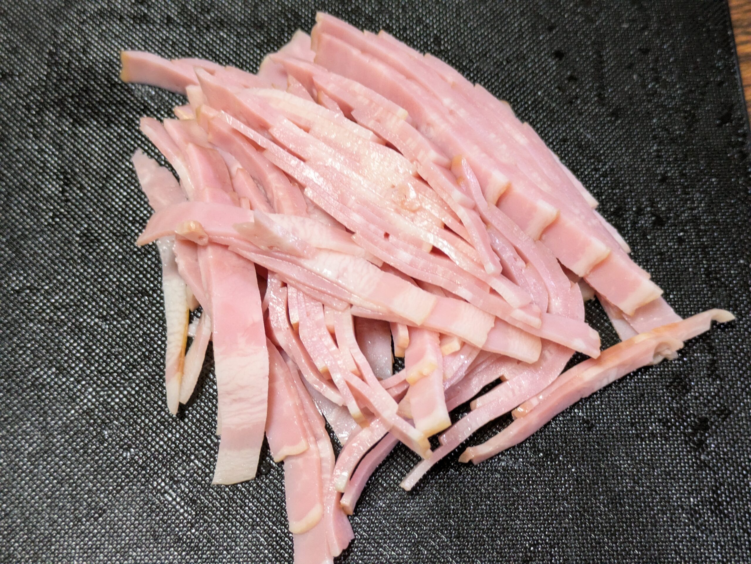 かぼちゃグラタンに使うベーコン