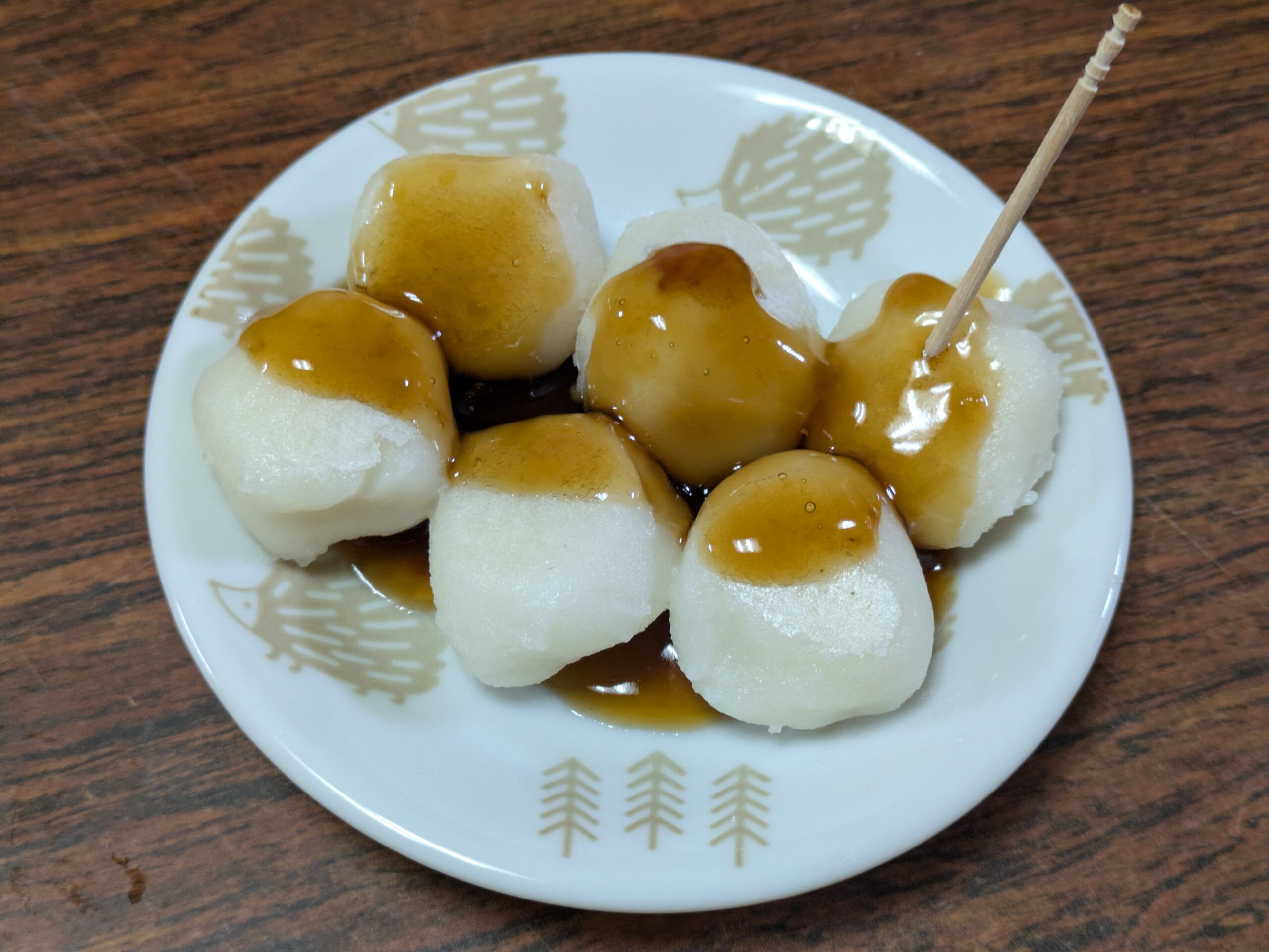 団子粉200gから手作りしたみたらし団子
