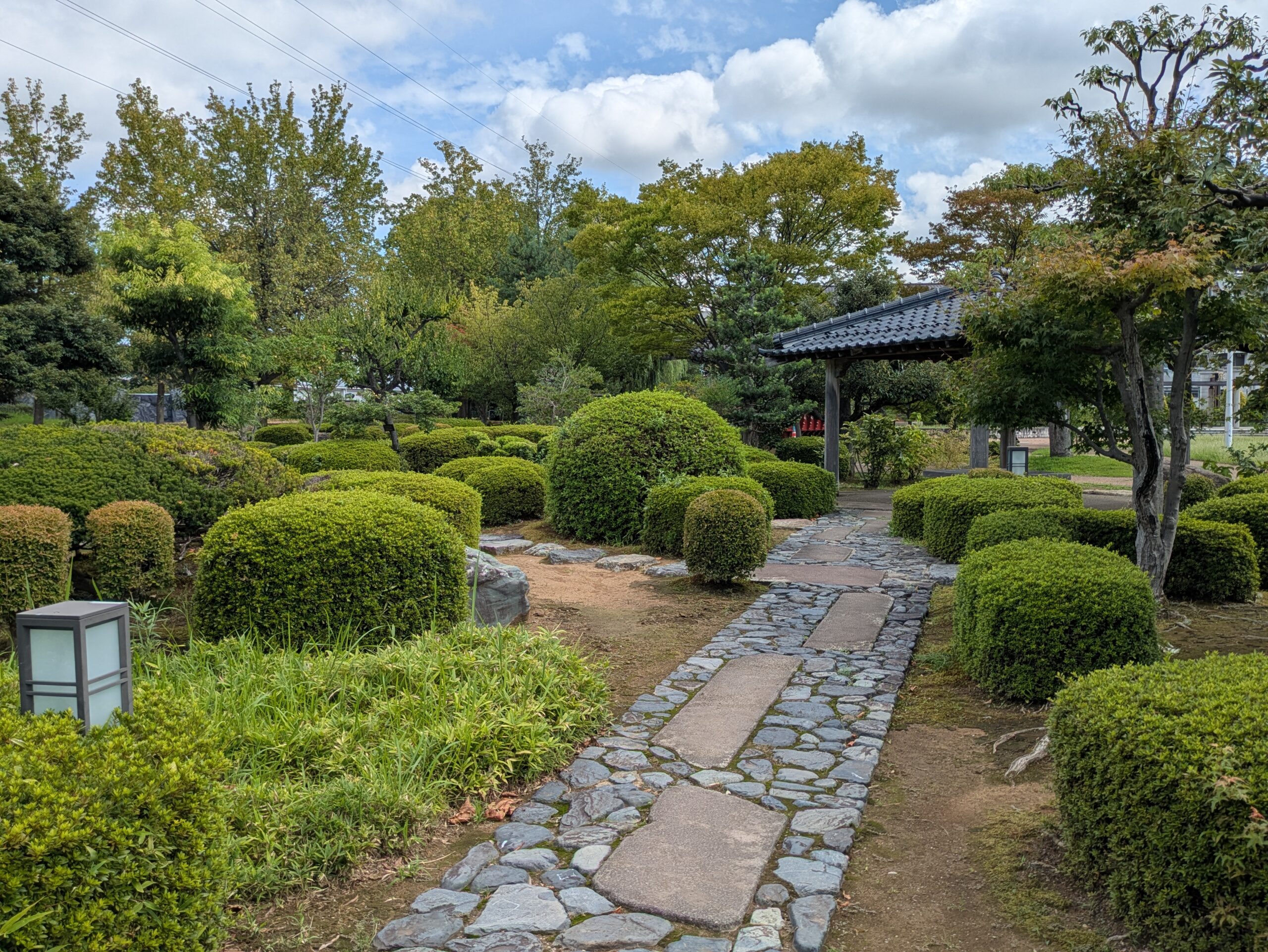 姉妹都市公園の金沢市エリアにある日本庭園
