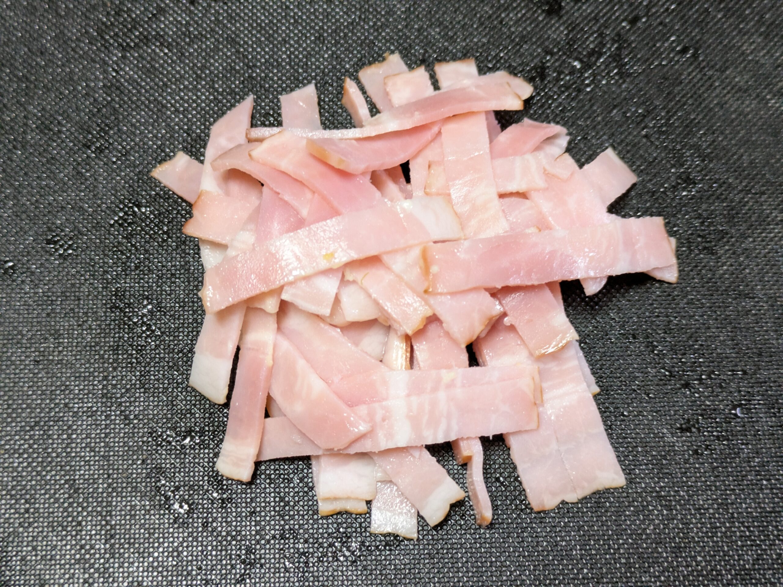 細切りにしたハム